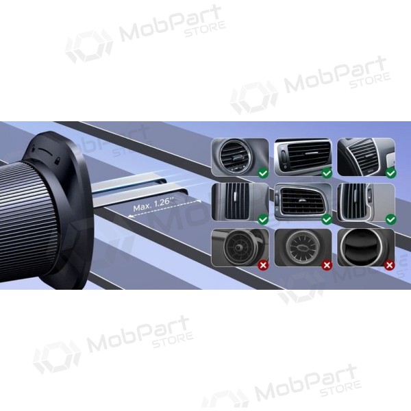 Automašīnas tālruņa turētājs Ugreen LP923 MagSafe ventilācijas režģim