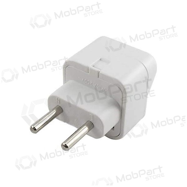 Įkrovimo adapteris USA/UK/CN-EUR balts