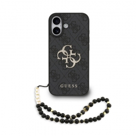 Apple iPhone 17 maciņš - Guess PU 4G Metal Logo Strap