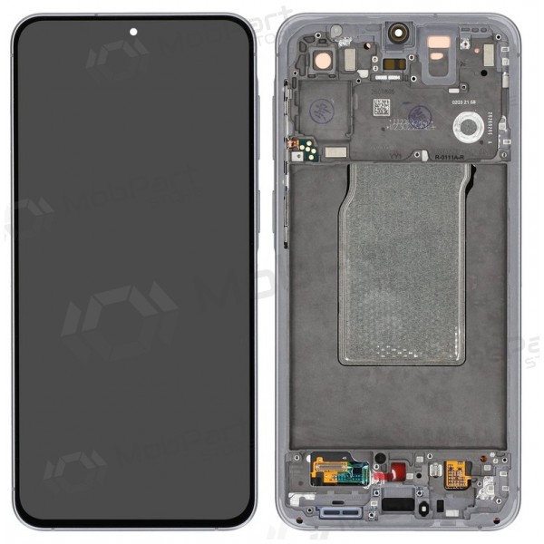 Samsung Galaxy A57 5G ekrāns (pelēks) (ar rāmi) (Premium)