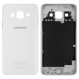 Samsung A300F Galaxy A3 aizmugurējais baterijas vāciņš balts (Pearl White) (lietots grade A, oriģināls)