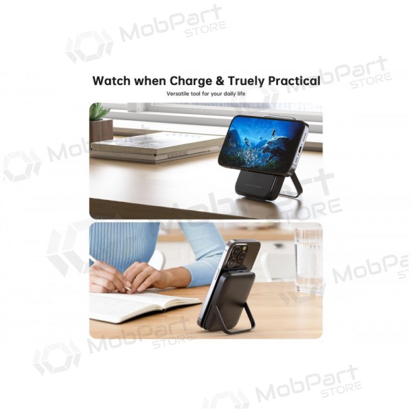 Ārējā baterija Power Bank Choetech B743 15W Magsafe 10000mAh melna