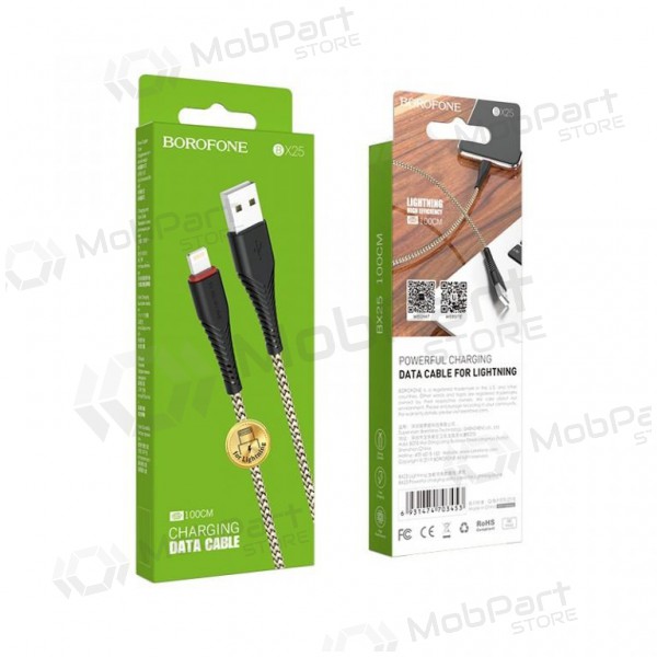 USB kabelis BOROFONE BX25 Powerful 