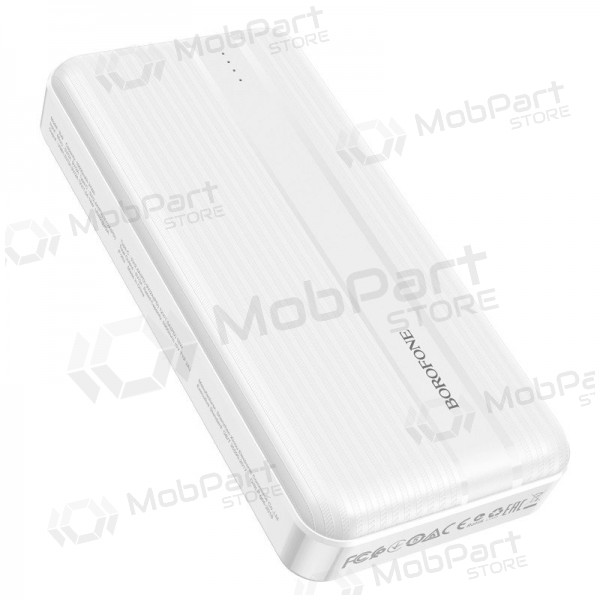 Ārējā baterija Power Bank Borofone BJ9A Type-C PD+Quick Charge 3.0 (3A) 20000mAh balta
