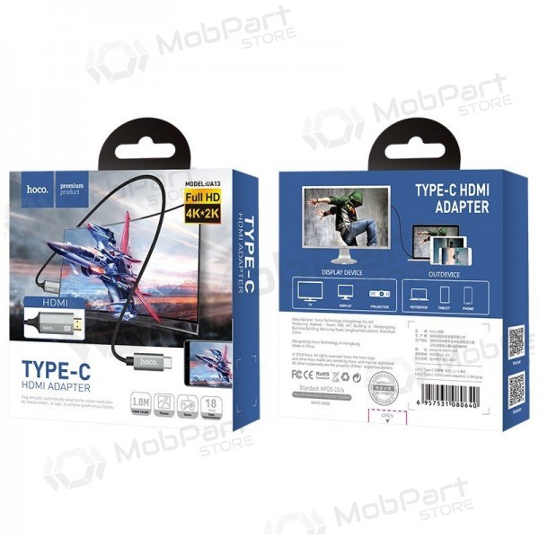 USB kabelis HOCO UA13 