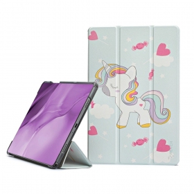 Samsung Galaxy Tab A9+, Tab A11+ maciņš - Smart Leather (unicorn)