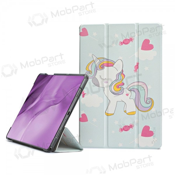 Samsung Galaxy Tab A9+, Tab A11+ maciņš - Smart Leather (unicorn)