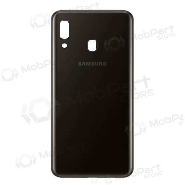 Samsung A205 Galaxy A20 2019 aizmugurējais baterijas vāciņš (melns)
