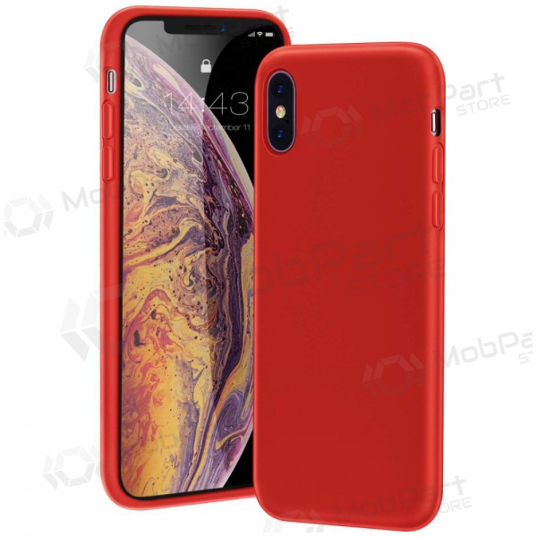 Apple iPhone 12 Pro Max maciņš - Liquid Silicone 1.5mm (sarkans)