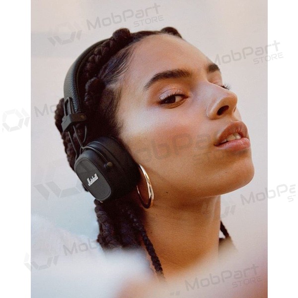Bezvadus ausinės Marshall Major IV On-Ear Bluetooth juodos