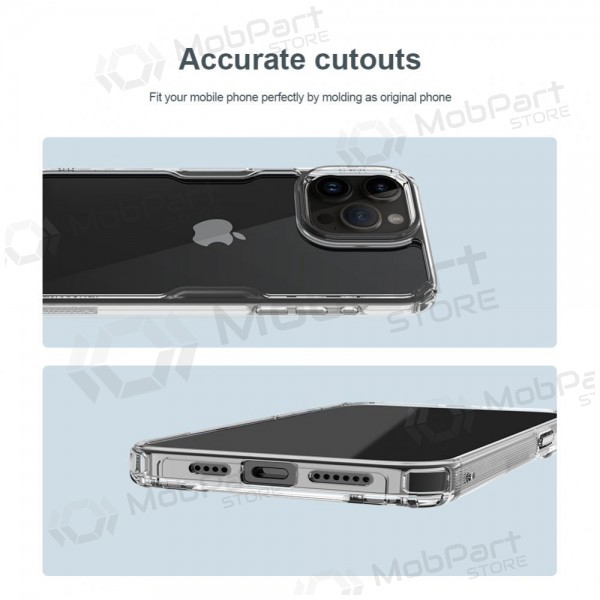 Apple iPhone 15 Pro vāciņš „Nillkin Nature Pro“ (balts) Apple iPhone 15 Pro vāciņš „Nillkin Nature Pro“ (balts)