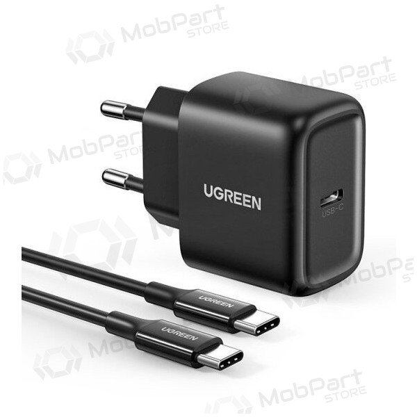 Telefona lādētājs Ugreen CD250 25 W USB-C melns