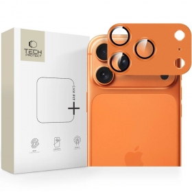 Apple iPhone 17 Pro Max kameras aizsargs - Tech-Protect CamFull Fit+ (Cosmic Orange)