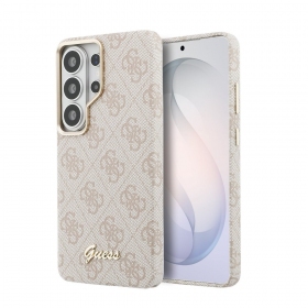 Samsung Galaxy S26 Ultra maciņš - Guess PU 4G Script Metal Logo Magnetic