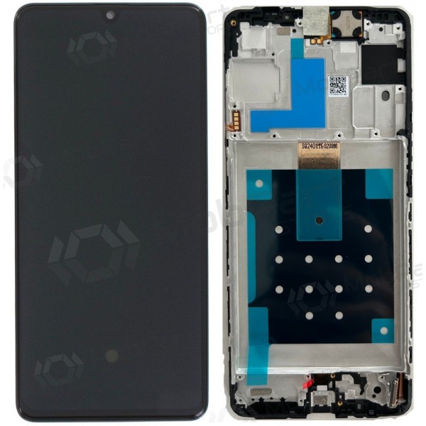 Samsung Galaxy M55 ekrāns (melns) (ar rāmi) (OLED)