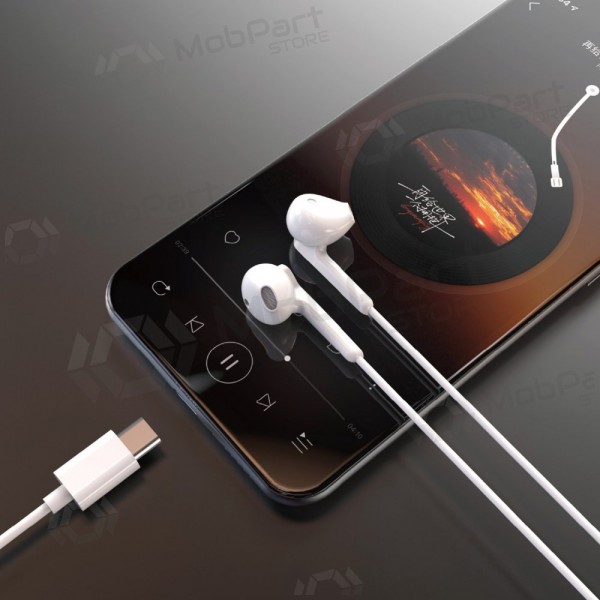USB-C austiņas Dudao X3C baltas