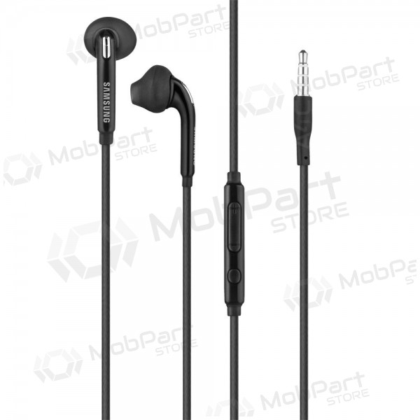 Samsung G920F Galaxy S6 (EO-EG920BB) 3,5mm brīvroku aprīkojums (melna) (oriģināls)
