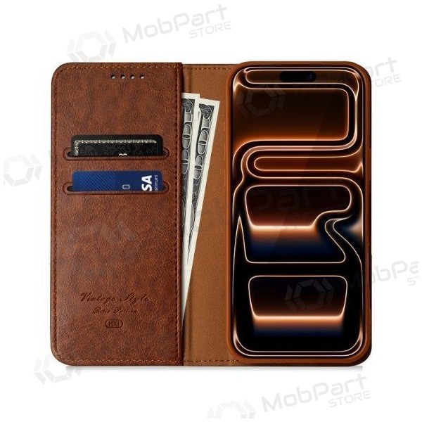 Maciņš / vāciņš HDD Clasp Wallet Case Samsung A525 A52 4G/A526 A52 5G/A528 A52s 5G sarkans