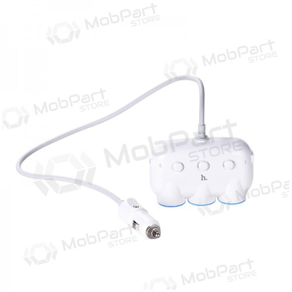 Auto lādētājs - šakotuvas Hoco C1 2xUSB 3xconnector (3.1A) Auto lādētājs - šakotuvas Hoco C1 2xUSB 3xconnector (3.1A)