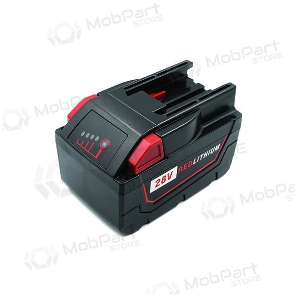 Akumulators Milwaukee M28 28V instrumentiem 4Ah Li-ion (rezerves)