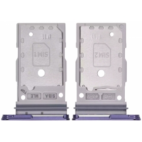 Samsung Galaxy S24, S24+ SIM kartes turētājs (violets) (oriģināls)