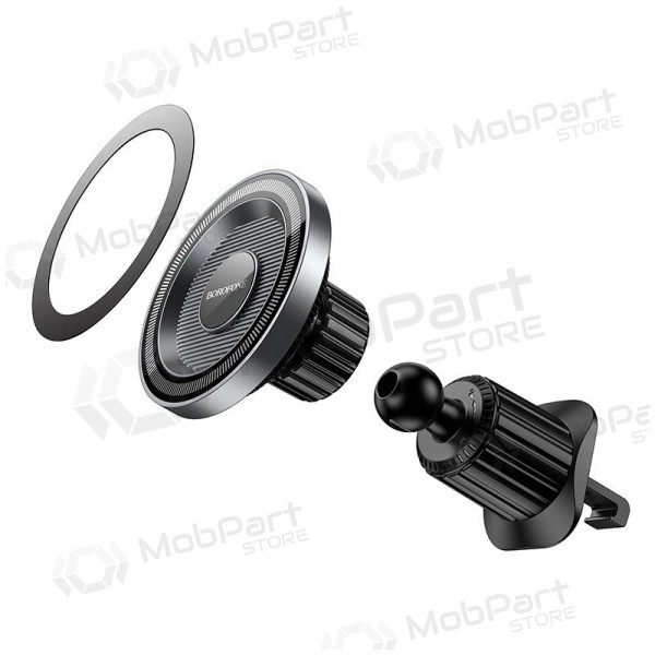 Tālruņa turētājs automobiļiem Borofone BH122 Magsafe (air vent) melns
