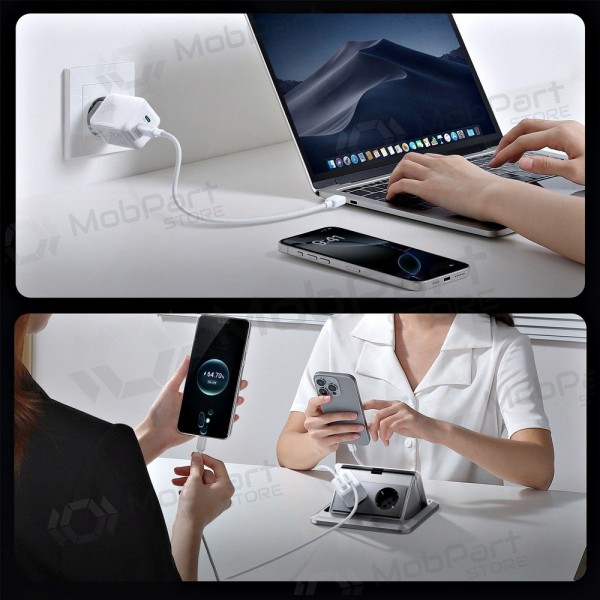 Lādētājs Joyroom JR-TCL05 45W 2xUSB-C balts