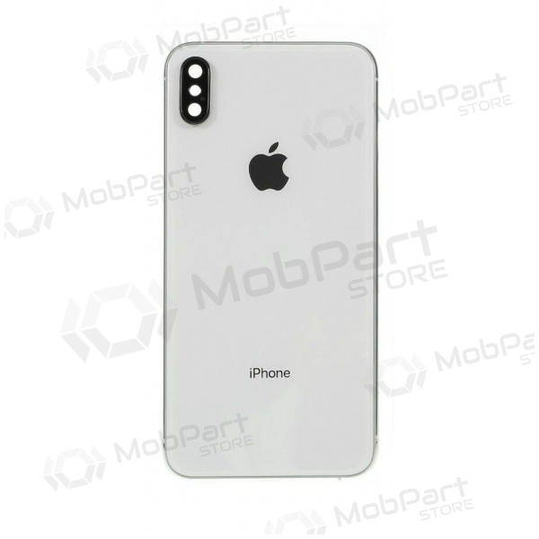 Apple iPhone XS Max aizmugurējais baterijas vāciņš (balts) (lietots grade C, oriģināls)