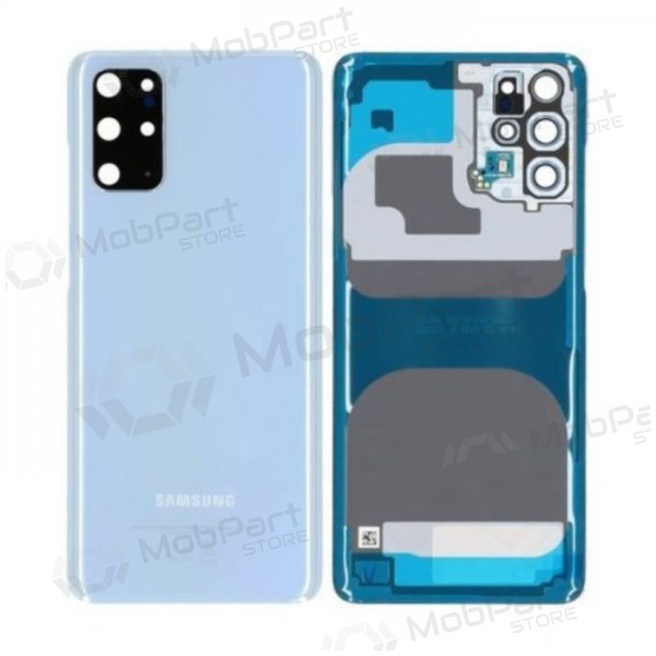 Samsung G985 / G986 Galaxy S20 Plus aizmugurējais baterijas vāciņš (Cloud Blue) (lietots grade B, oriģināls)