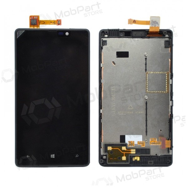 Nokia Lumia 820 skārienjūtīgais ekrāns / panelis (ar rāmīti)
