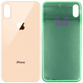 Apple iPhone XS Max aizmugurējais baterijas vāciņš (zelta) (bigger hole for camera)