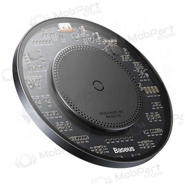 Bezvadu lādētājs Baseus BS-W530 15 W Qi melns.
