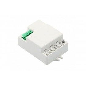 Mikrobanginis judesio jutiklis (500 W, 240 V, 360°, 1–8 m, IP20, balts) GTV AE-SRC812-MIN2