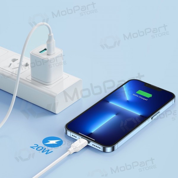 USB kabelis Joyroom S-CL020A9 Type-C to Lightning 20W 1.0m balts