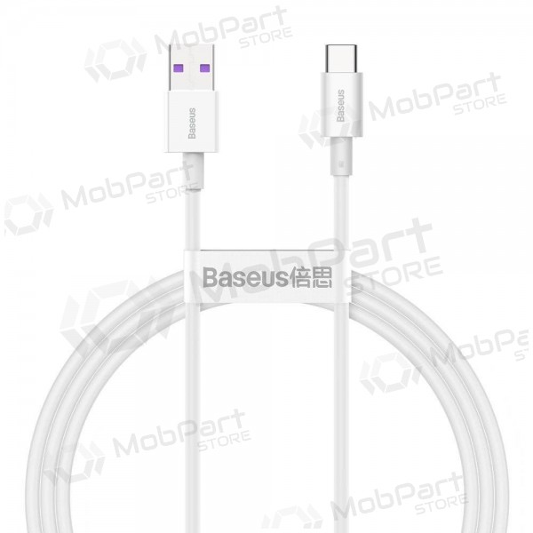 USB kabelis Baseus Superior iš USB į Type-C 66W 2.0m balts CATYS-A02