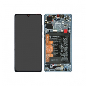 Huawei P30 (2019) ekrāns (Breathing Crystal) (ar rāmīti un baterija) (service pack) (oriģināls)