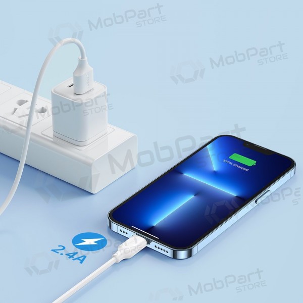 Lightning kabelis Joyroom S-UL012A9 USB-A uz Lightning 1 m 2.4 A melns