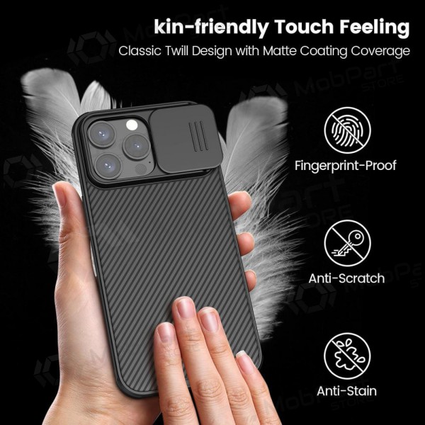 Apple iPhone 15 Pro Max vāciņš „Nillkin CamShield Pro“ (melns)