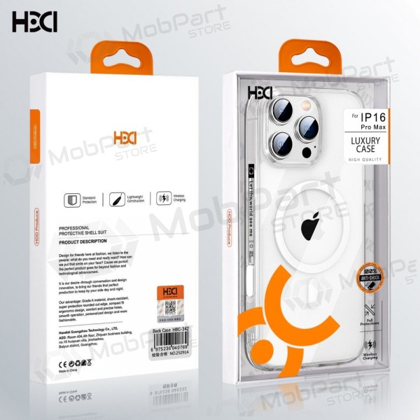 Apple iPhone 16 Pro maciņš - HDD Clear MagSafe Case (caurspīdīgs)
