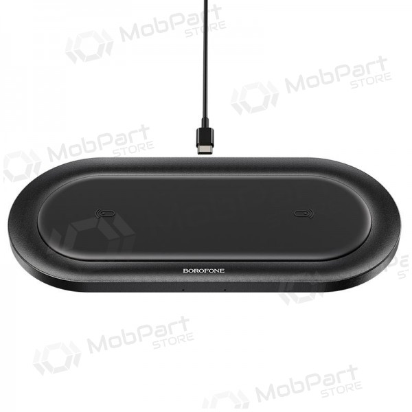 Lādētājs bezvadu Borofone BQ7 Prominent Dual (10W) (melns)