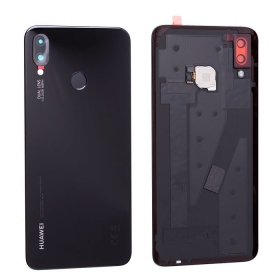 Huawei P Smart Plus aizmugurējais baterijas vāciņš (melns) (lietots grade B, oriģināls)