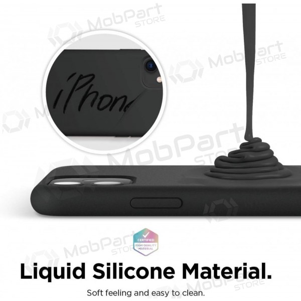 Samsung Galaxy A27 maciņš - Liquid Silicone - 1.5mm melns