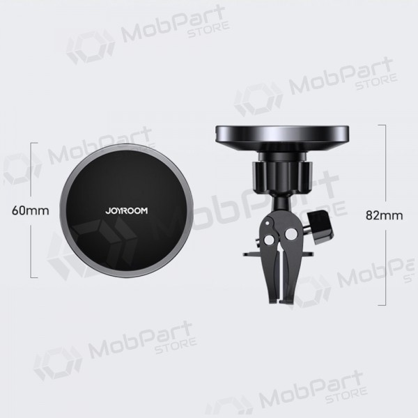 Lādētājs-laikiklis magnetinis automobilinis Joyroom JR-ZS240 MagSafe 15W melns