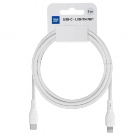 Lightning kabelis Blue Star PJ72-18-3 USB-C uz Lightning 1 m balts
