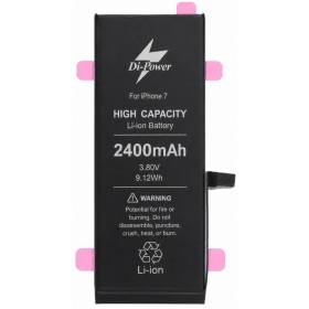 Apple iPhone 7 baterija, akumuliatorius Di-Power 2400 mAh (palielināta ietilpība)