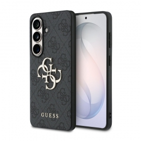 Samsung Galaxy S26 maciņš - Guess PU 4G Metal Logo (pelēks)