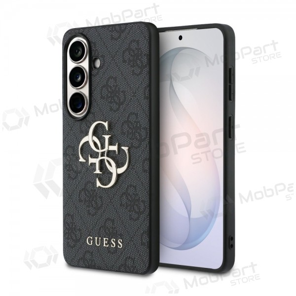 Samsung Galaxy S26 maciņš - Guess PU 4G Metal Logo (pelēks)