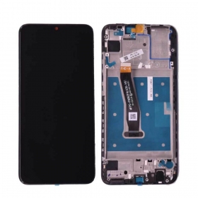 Huawei P Smart 2019 / P Smart Plus 2019 ekrāns (melns) (ar rāmīti) (Premium)
