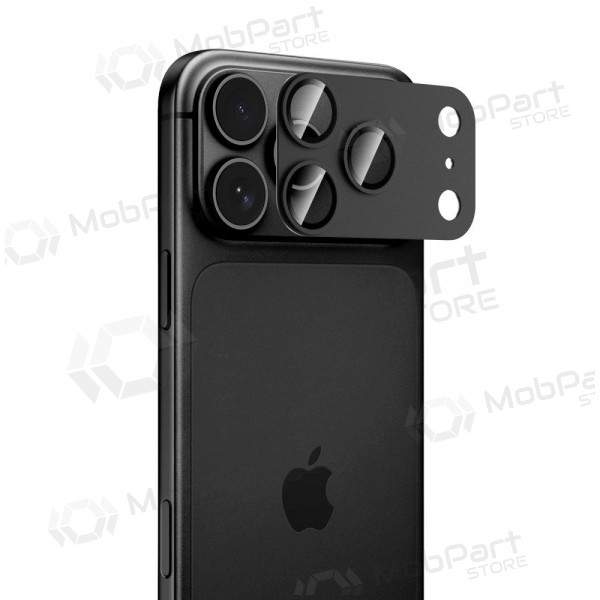 Apple iPhone 18 Pro kameras aizsargs - Tech-Protect CamFull Fit+ (melns)