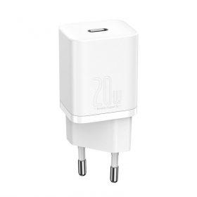 Lādētājs buitinis Baseus Super Si 20W balts CCSUP-B02